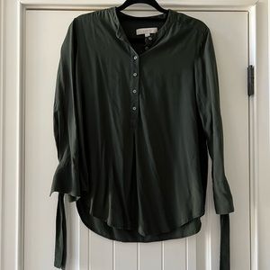 Dark olive green tunic